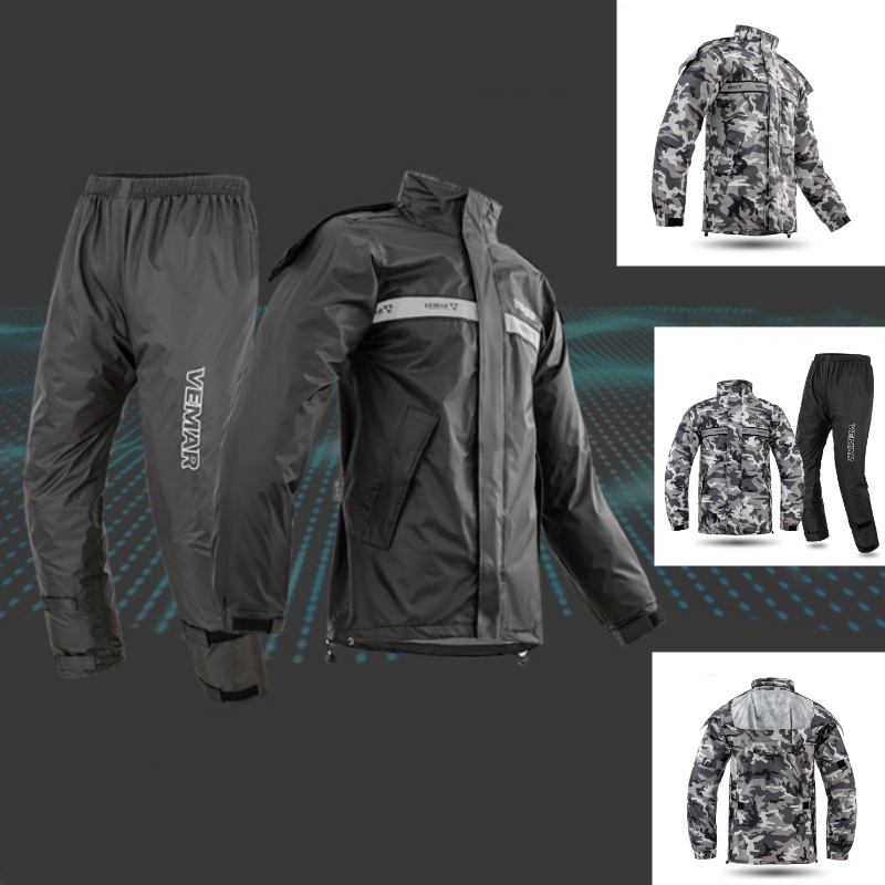 Motorcycle Gear Full Suit - VEMAR Men Women Delivery Rider Rain
