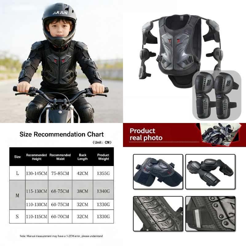 Motorcycle Gear Kids - Newly Children Motorcycle Body Armor Vest