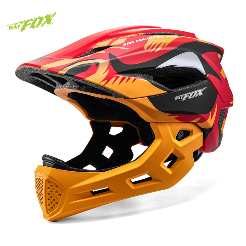 BATFOX Kids Full Face Bike Hel - Motorcycle Gear Kids recension och pris