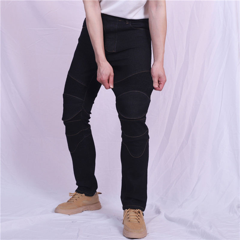 Men Jeans Embroidery Motorcycl - Motorcycle Gear Testing recension och pris