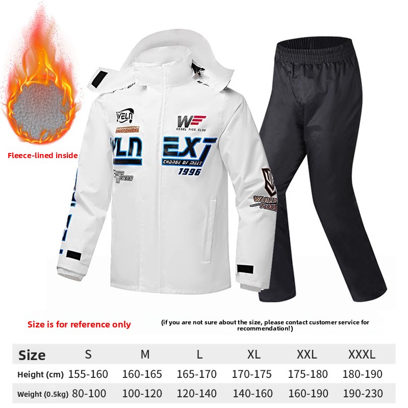 Men's Motorcycle Raincoat Suit - Motorcycle Gear Full Suit recension och pris