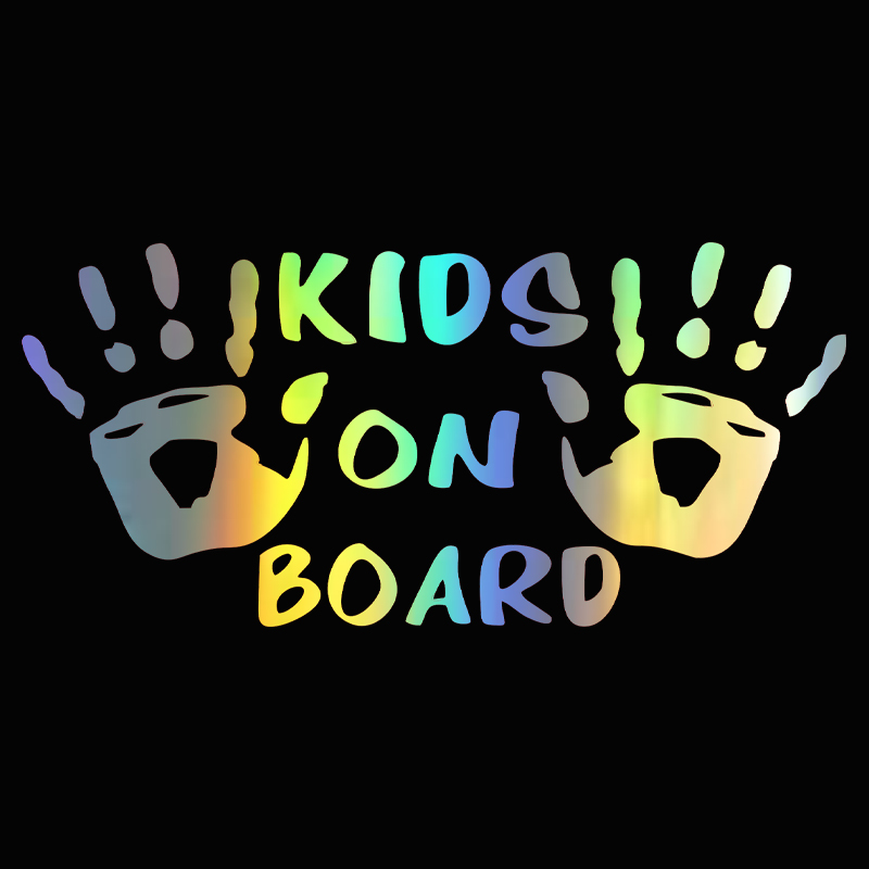 3D Car Sticker KIDS ON BOARD C - Motorcycle Gear Kids recension och pris