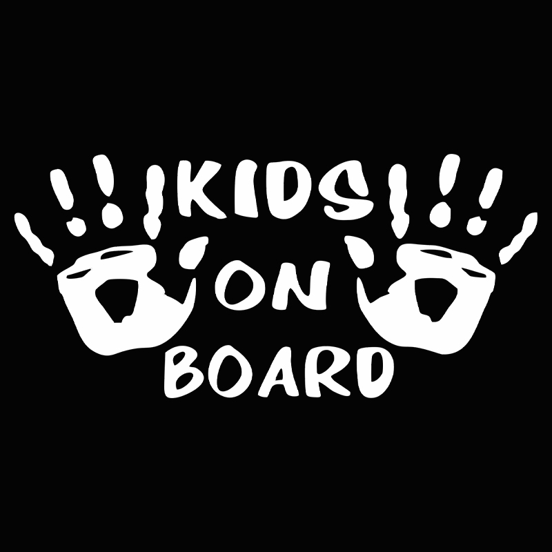 3D Car Sticker KIDS ON BOARD C - Motorcycle Gear Kids recension och pris