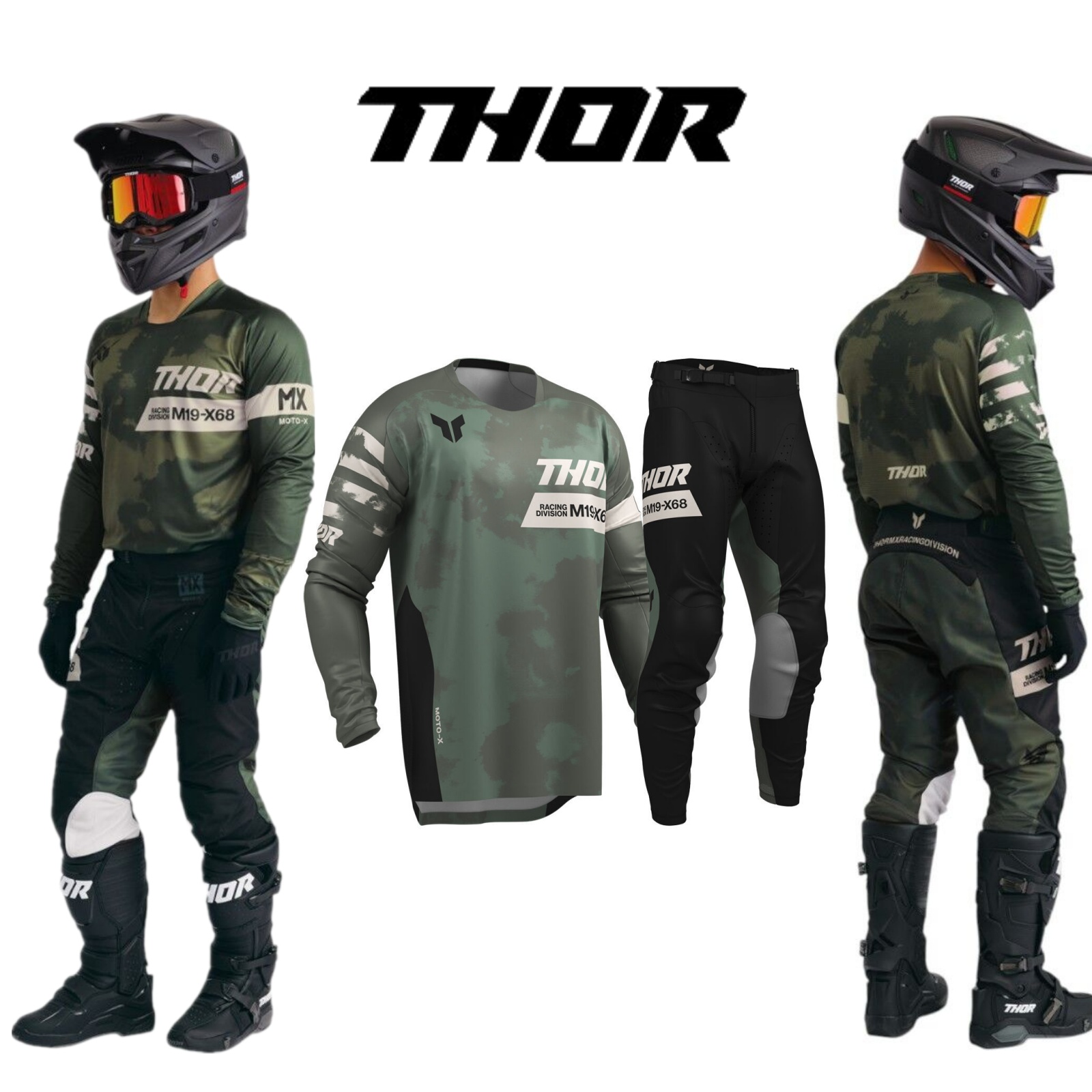 Motocross Gear Set Top Off Roa - Motorcycle Gear Kit recension och pris