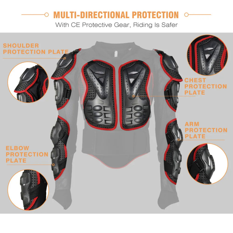 Motocross protector armor moto - Motorcycle Gear Full Suit recension och pris