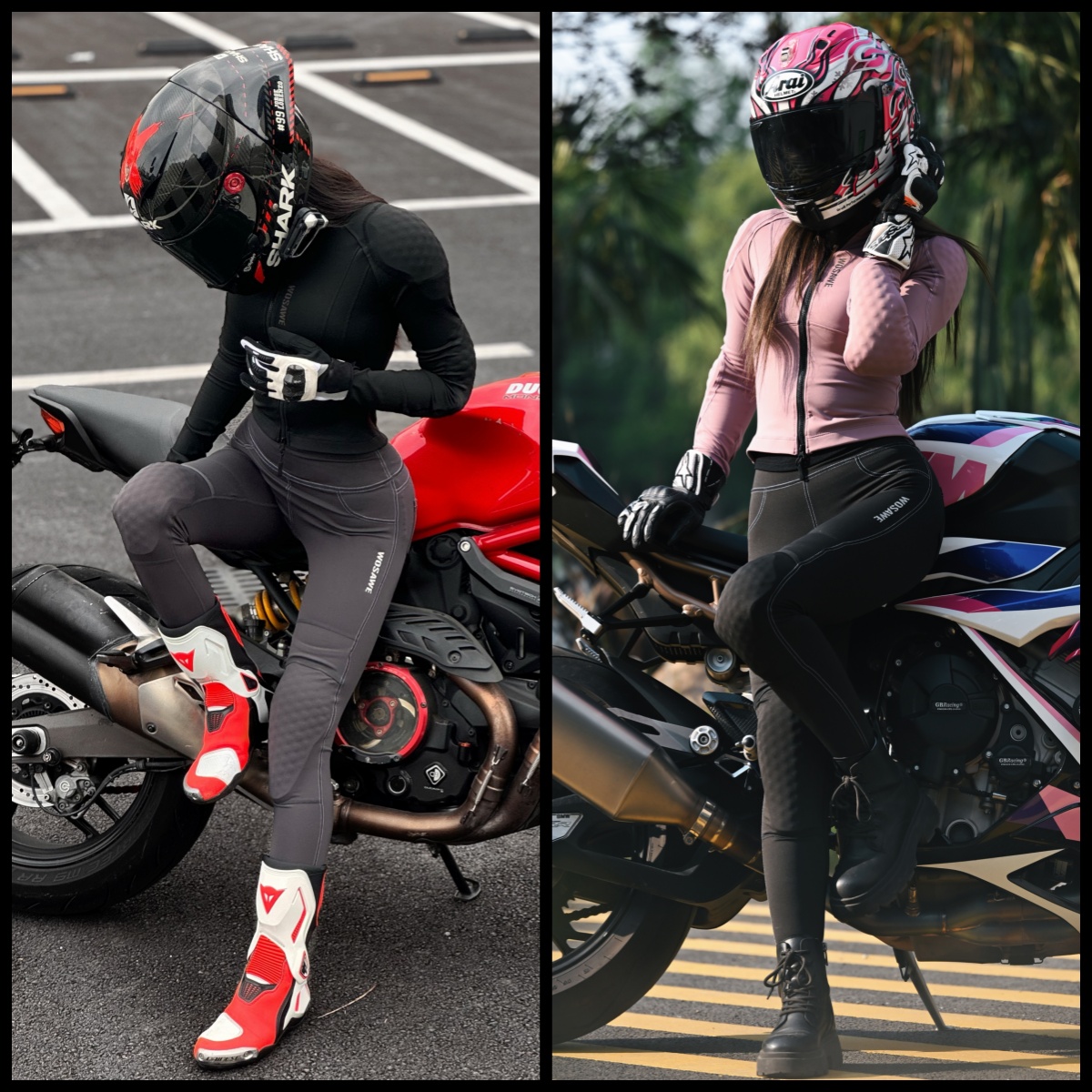 WOSAWE Women Motorcycle Jacket - Motorcycle Gear Full Suit recension och pris