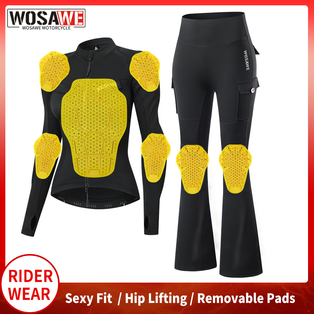 WOSAWE Women Motorcycle Jacket - Motorcycle Gear Full Suit recension och pris