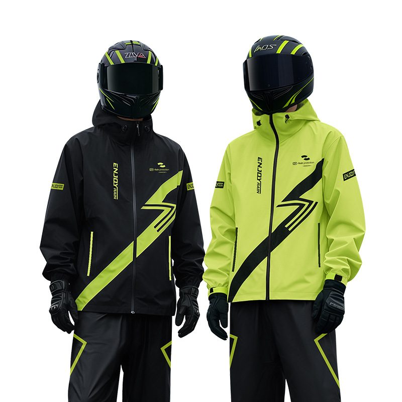 Thick Raincoat and Rainpants S - Motorcycle Gear Full Suit recension och pris
