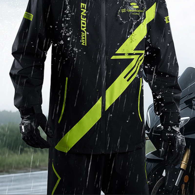 Thick Raincoat and Rainpants S - Motorcycle Gear Full Suit recension och pris