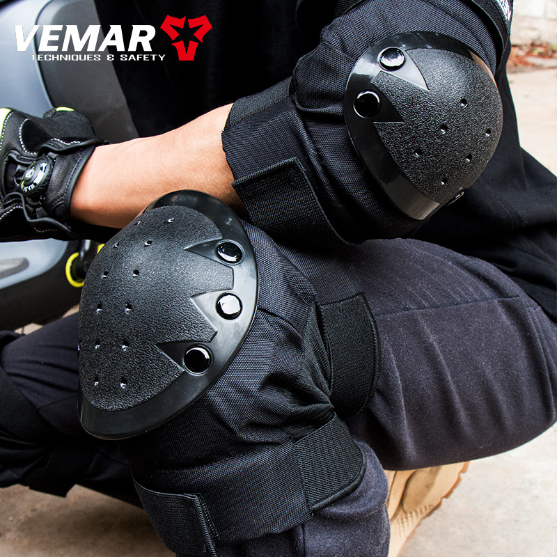 Knee Elbow Pad Set 4 Pcs Adjus - Motorcycle Gear Youth recension och pris