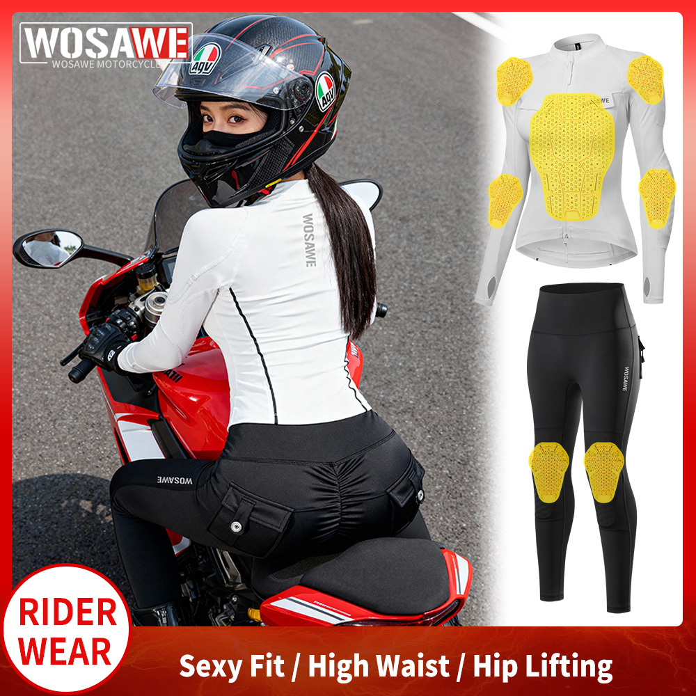 WOSAWE Women Motorcycle Jacket - Motorcycle Gear Full Suit recension och pris