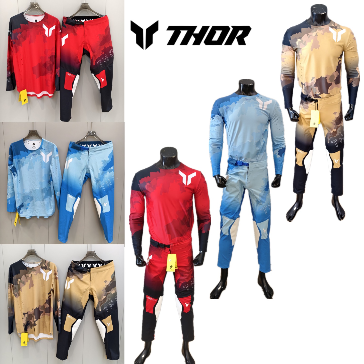 THOR Motocross Gear Set MX Off - Motorcycle Gear Kit recension och pris